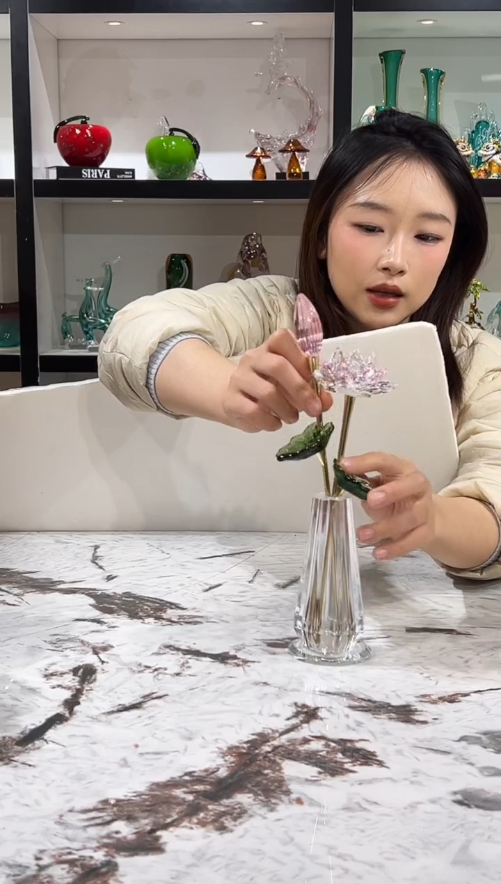 新款莲花摆件 现货