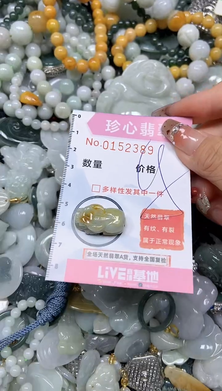 【闪购商品】翡翠颈饰未镶嵌闪购链接0152389