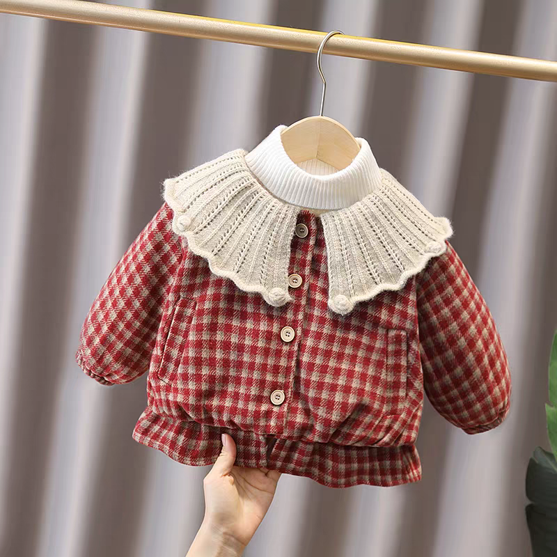 女童2025秋冬新款儿童洋气时尚保暖宝宝外套