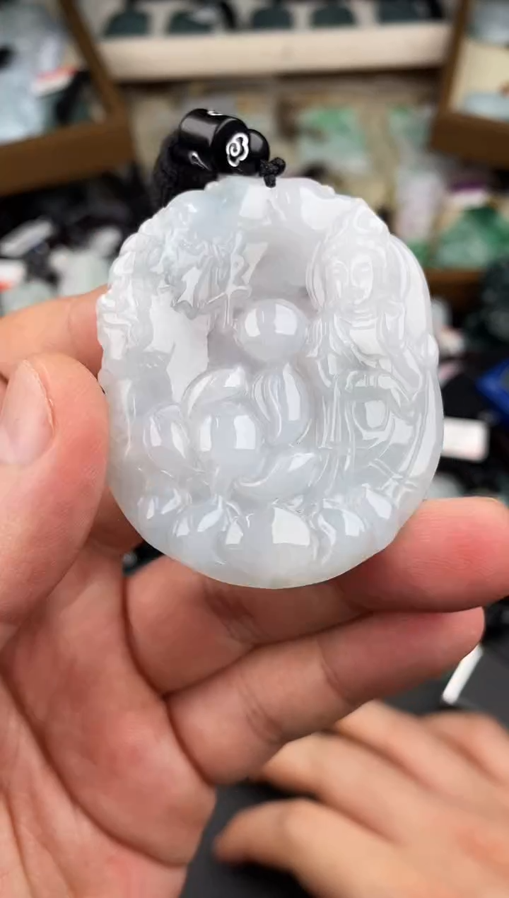 【闪购商品】翡翠颈饰未镶嵌  天然翡翠，一物一图