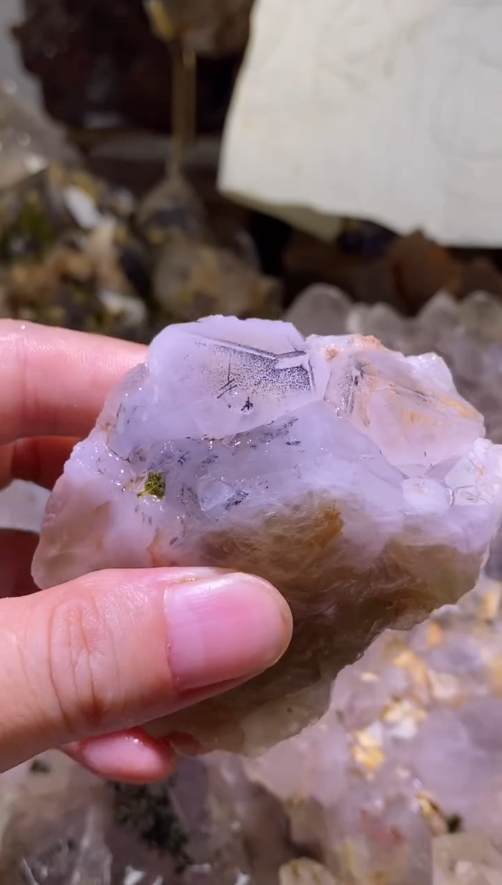 未镶嵌珠宝半成品水晶7号180g四川超七花园水晶