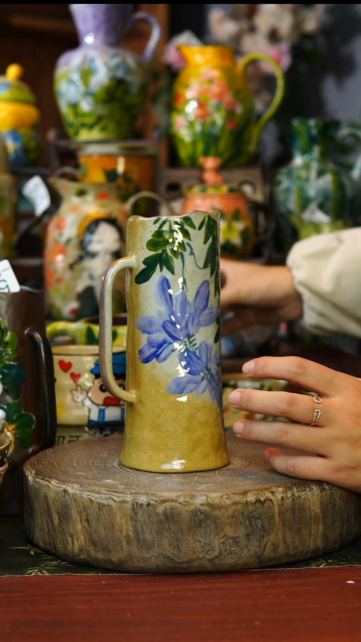 陶瓷105景德镇手工高温釉下彩