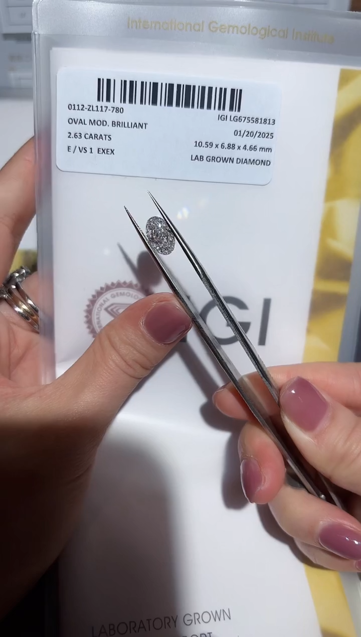 【闪购商品】实验室培育钻石裸石未镶嵌2.63E675581813