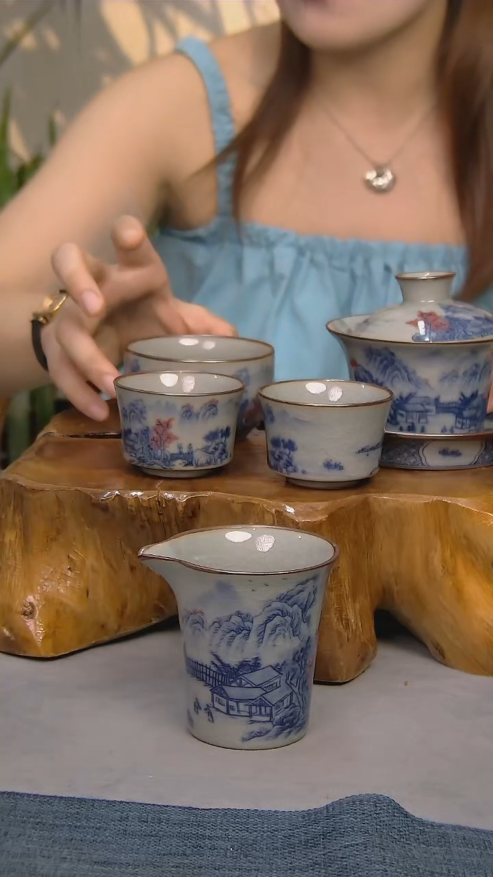 简装家用款5件套 陶瓷家用茶具系列