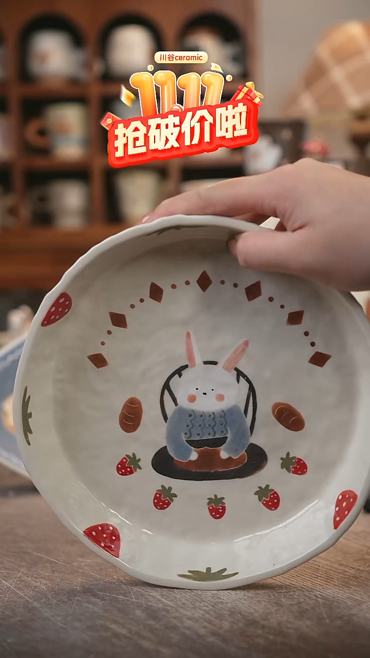 可爱川谷原创陶瓷11.08直播正品