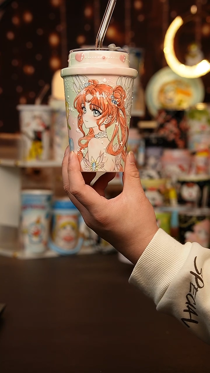 (玉泥）景德镇手工手绘文创陶瓷杯
