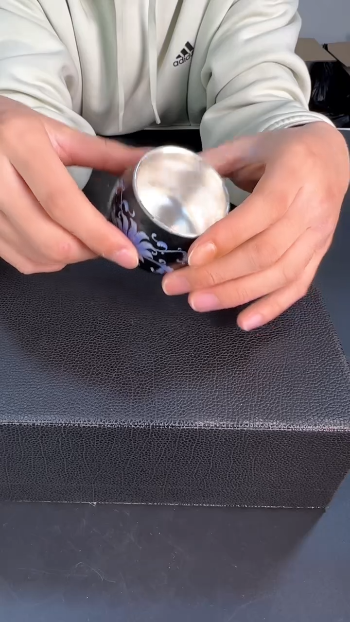 【闪购商品】陶瓷鎏银珐琅彩主人杯