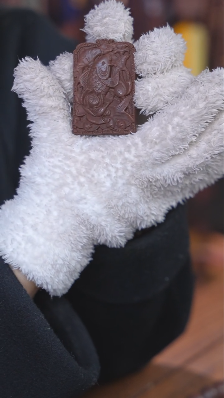 【闪购商品】泥塑龙涎念慈富贵有余脖挂款式