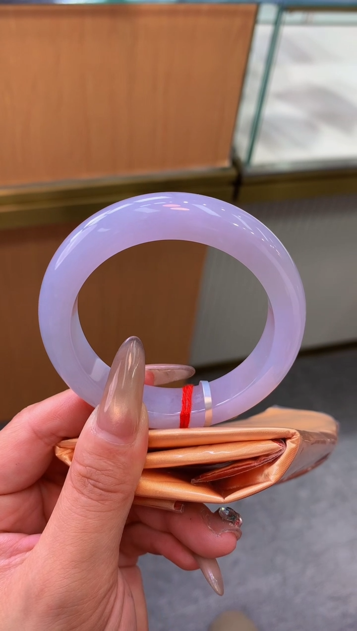 未镶嵌手镯翡翠-F88-正圈53.7