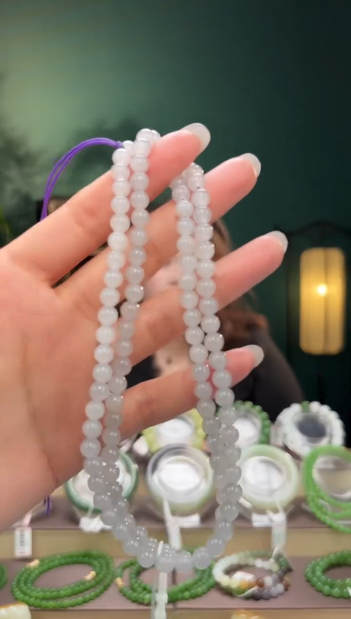 【闪购商品】和田玉项链未镶嵌卡6美人链