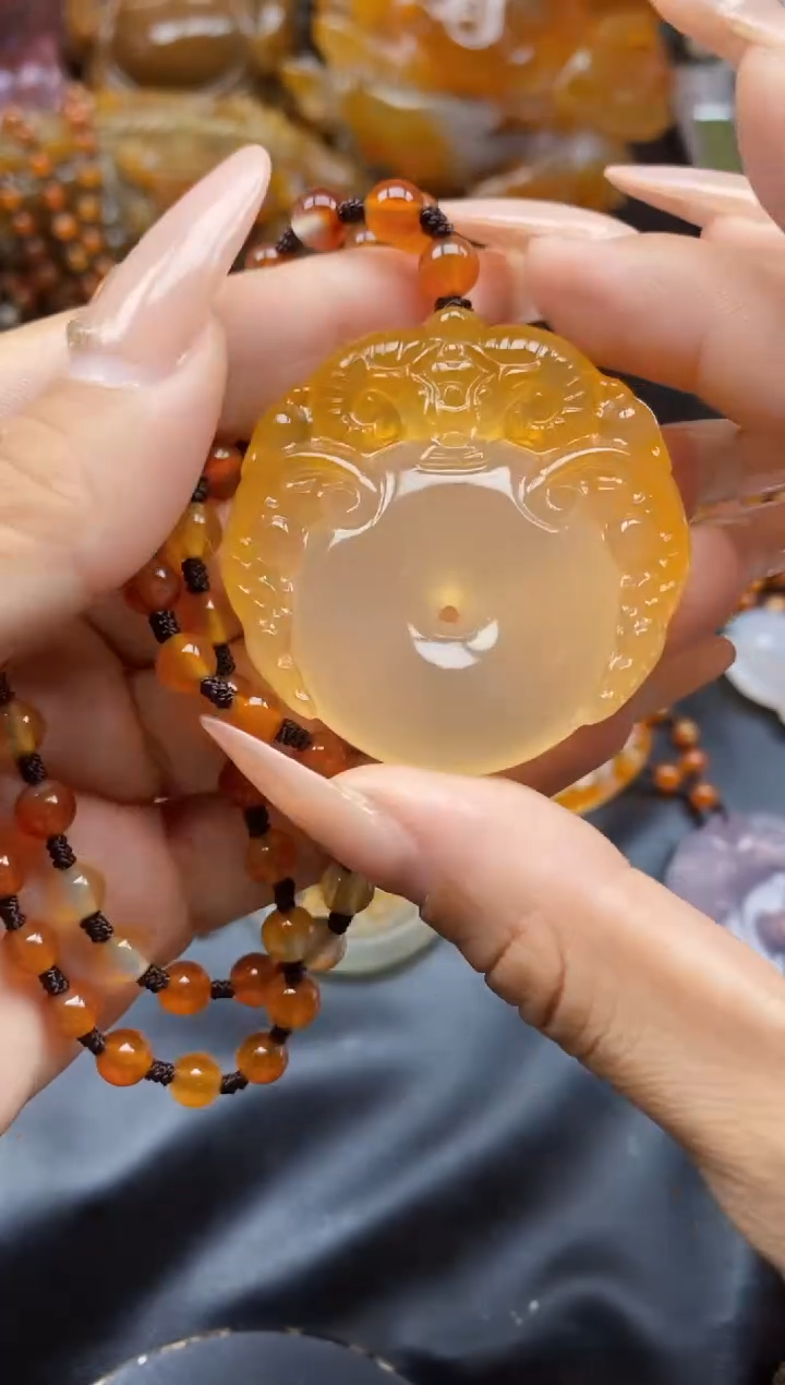 玛瑙/玉髓颈饰未镶嵌ll