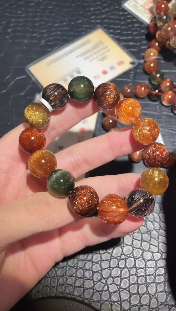 【闪购商品】水晶手链未镶嵌单圈发晶A15