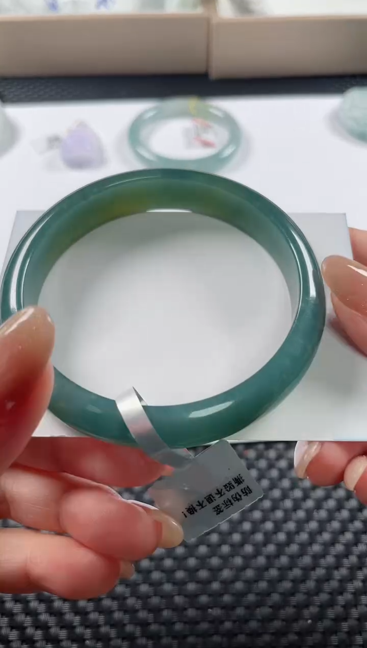 未镶嵌手镯翡翠基地发货H 1640 60+