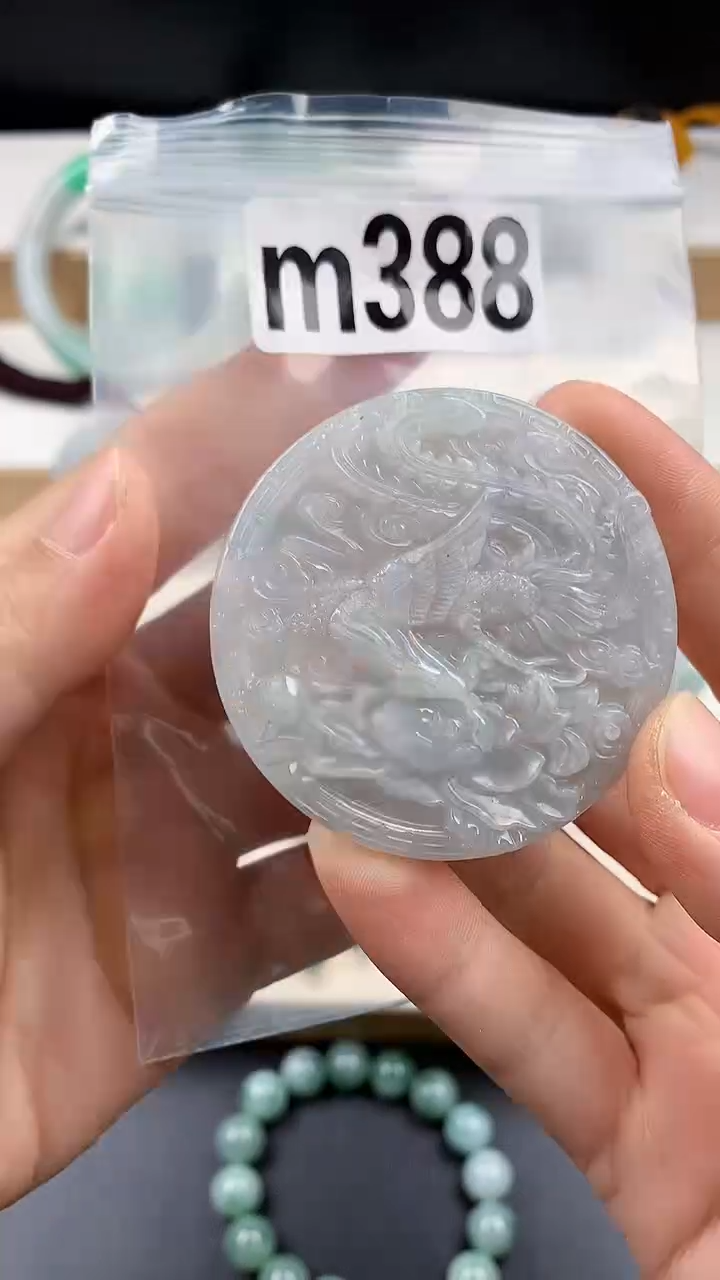 颈饰未镶嵌翡翠天然翡翠吊坠挂件