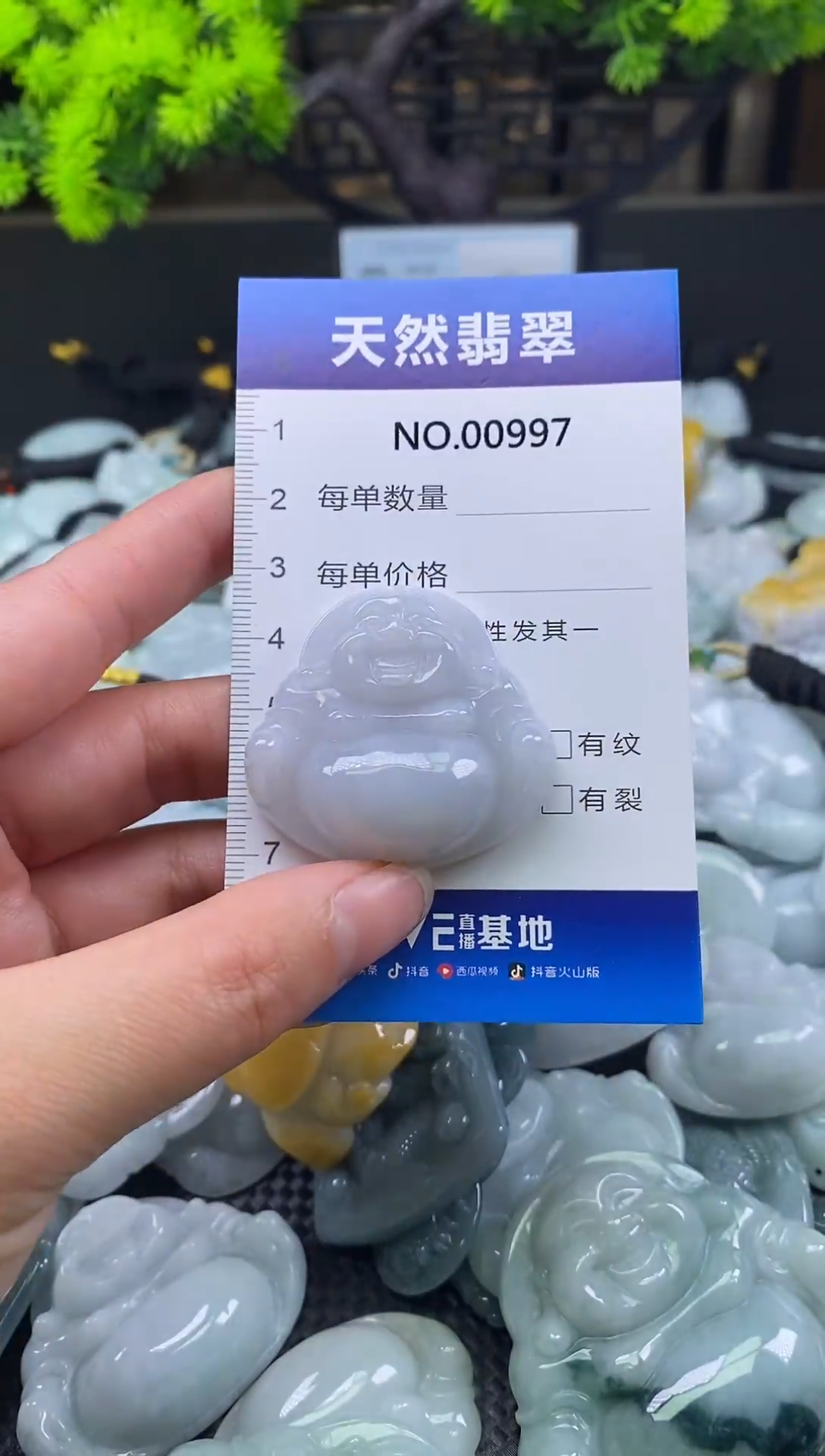 颈饰未镶嵌翡翠天然缅甸翡翠997