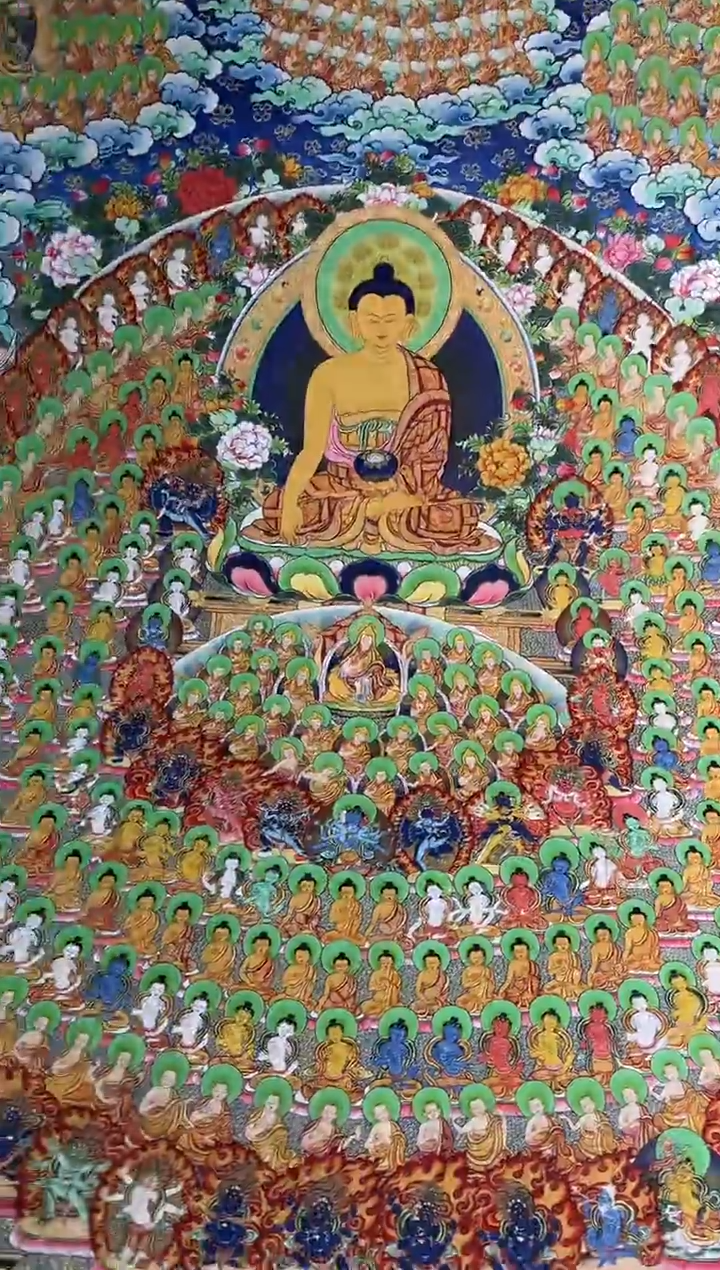 卷轴画天天的唐卡tk160