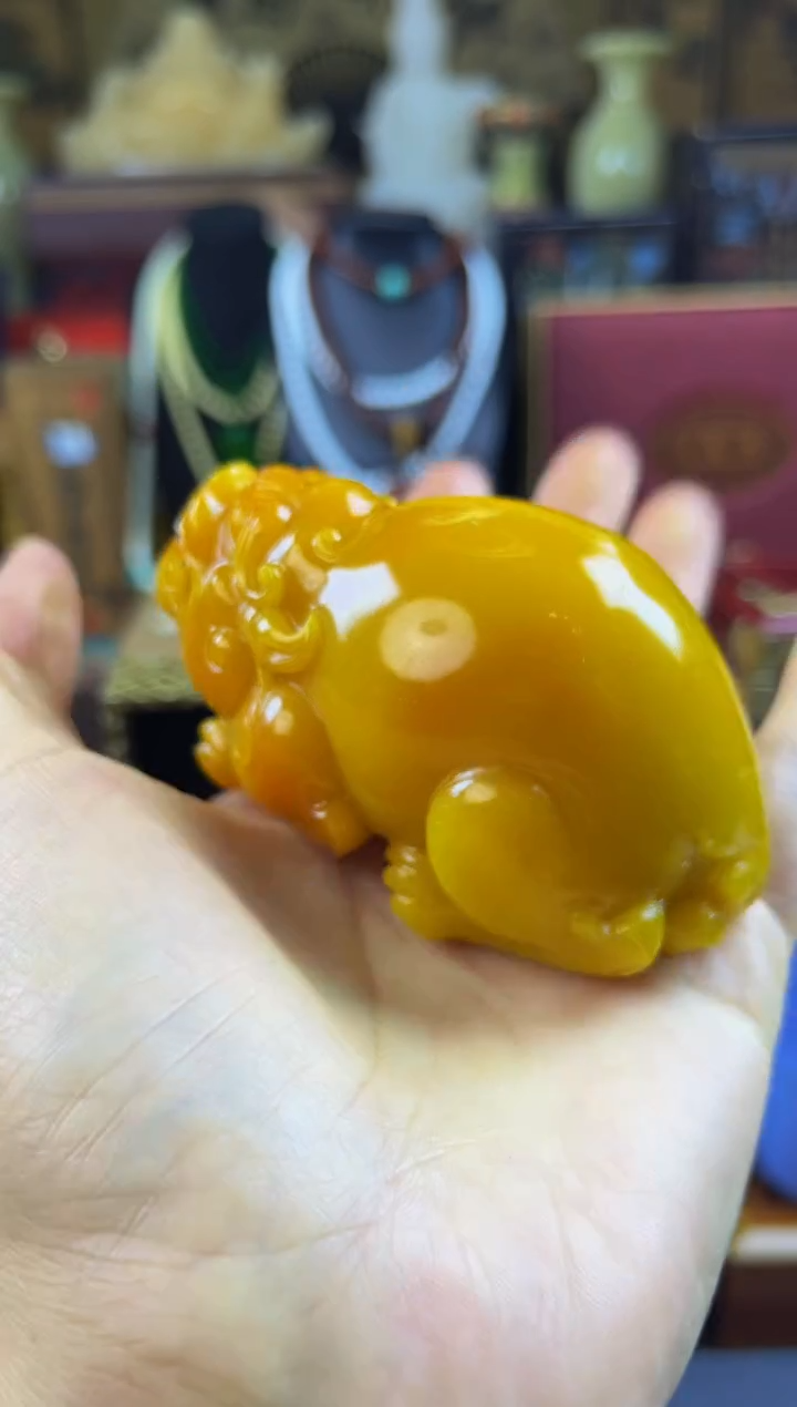 和田玉（黄玉）未镶嵌把件林氏直播精选推荐