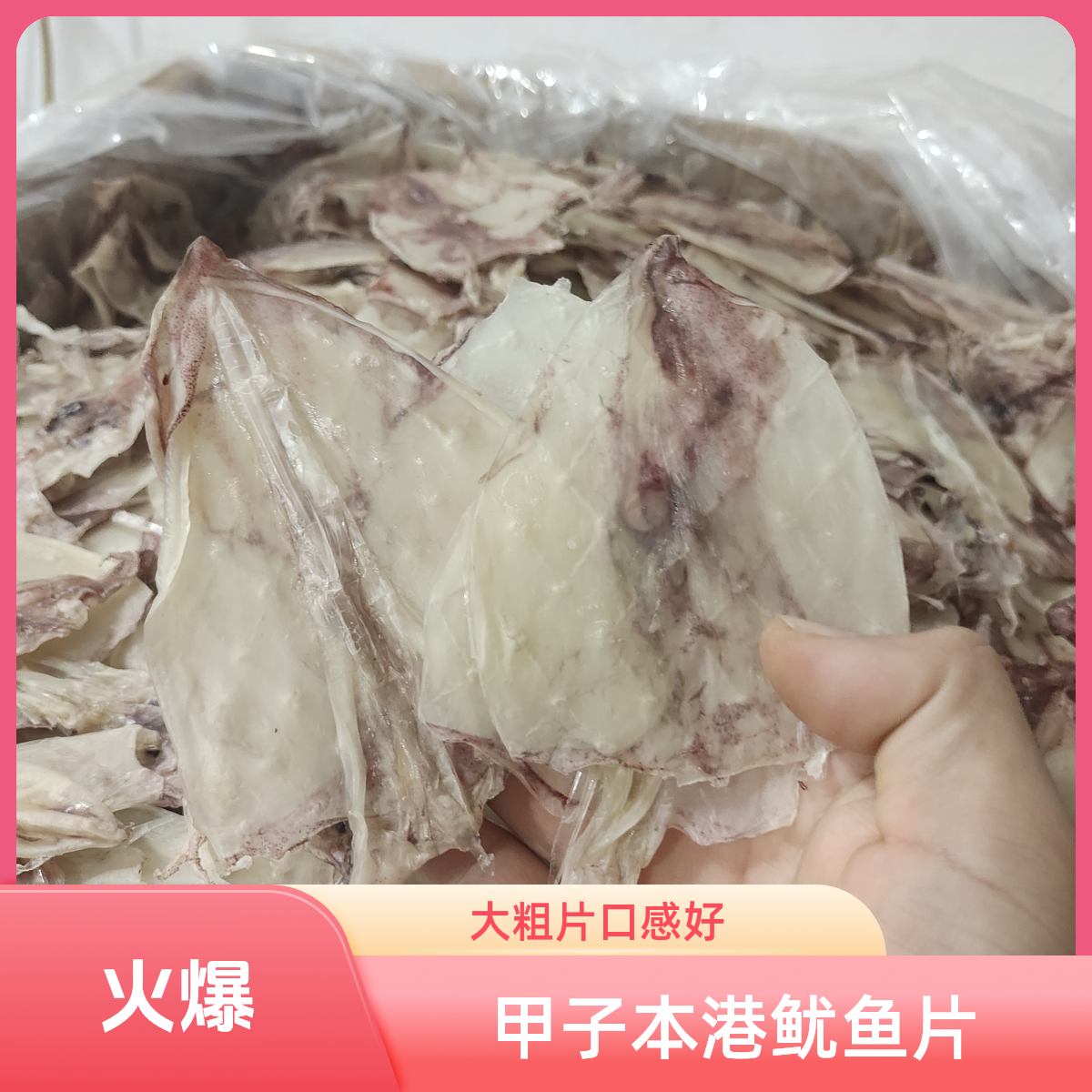 甲子本港 鱿鱼片 大粗片