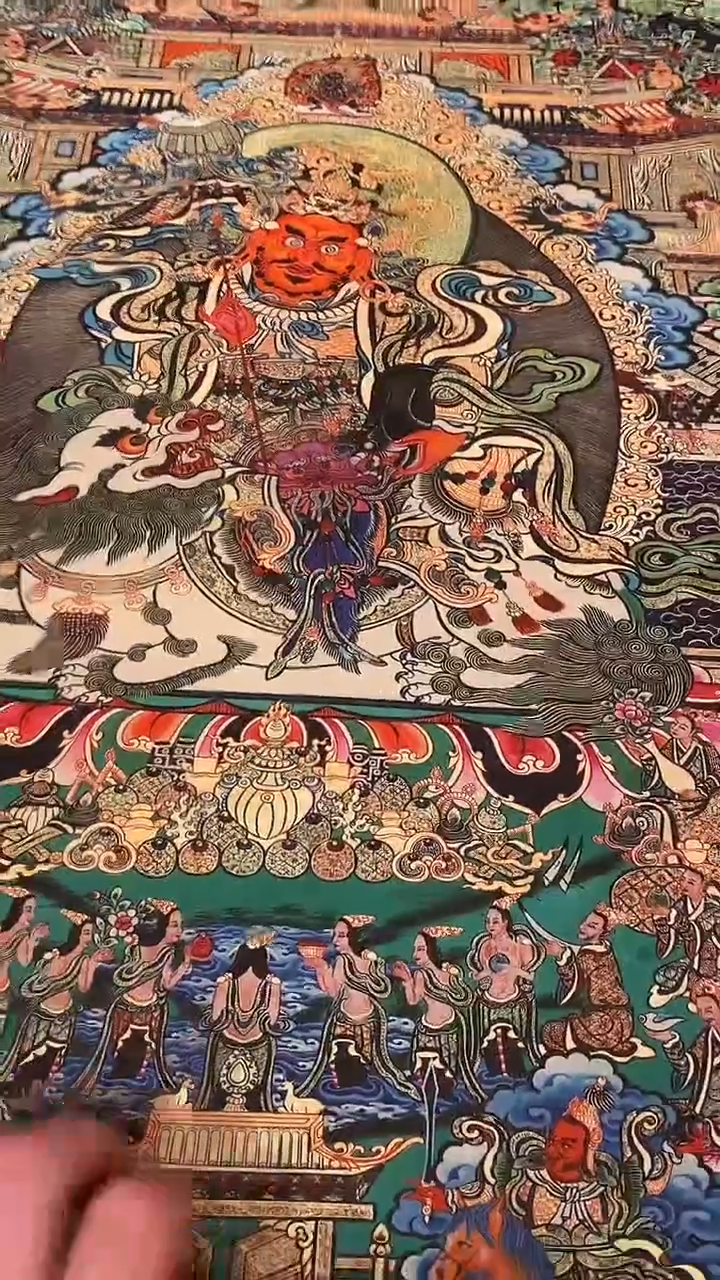 装裱画精美唐卡tk16053