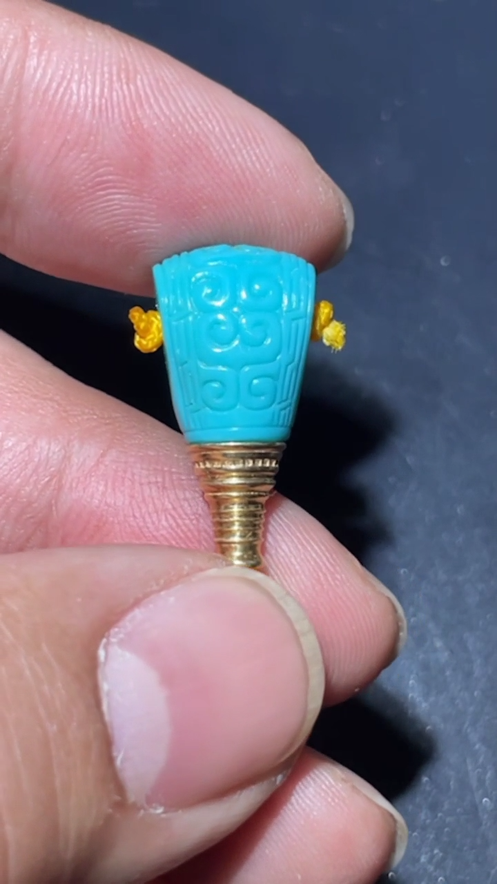 【闪购商品】绿松石三通未镶嵌1814-2734