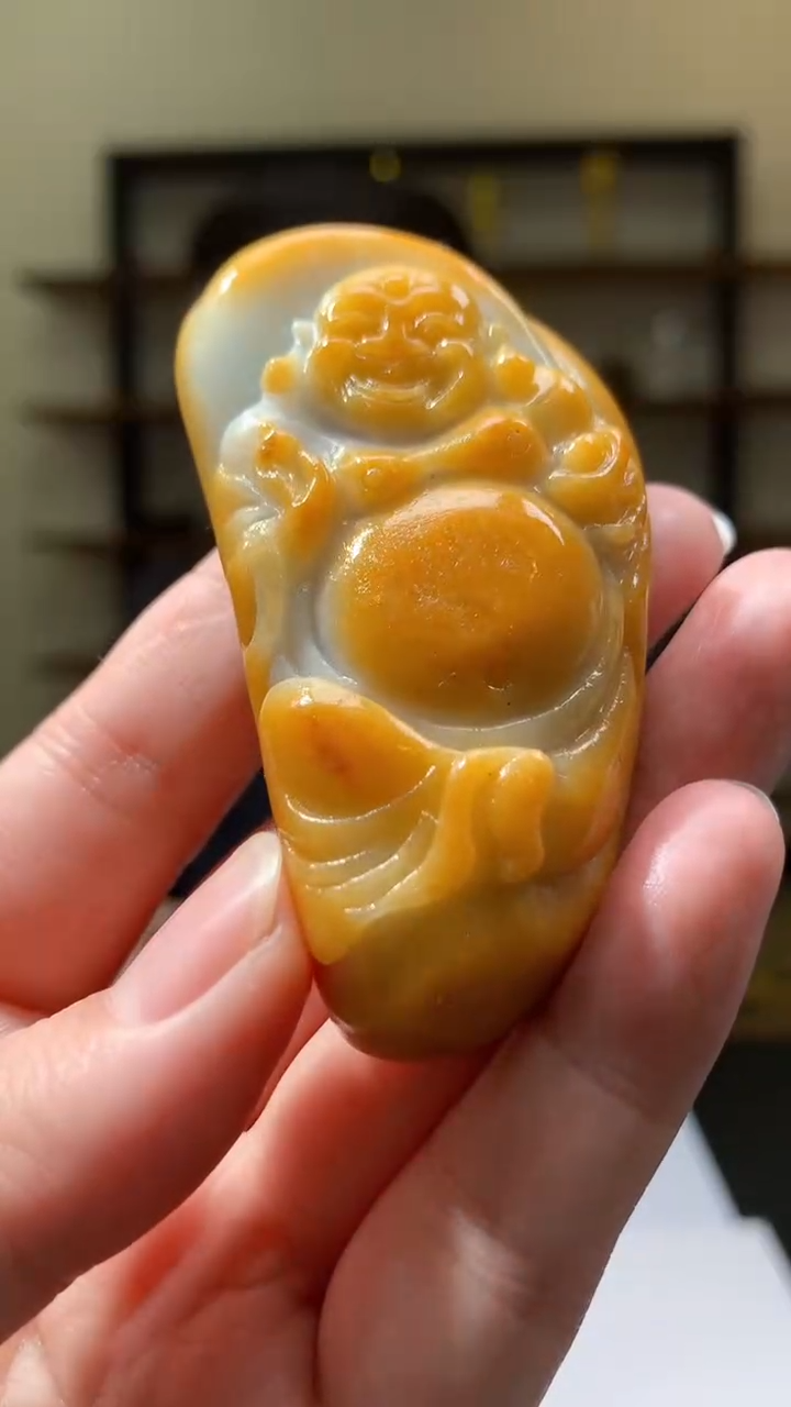 【闪购商品】翡翠颈饰未镶嵌8046yx-jj挂件67