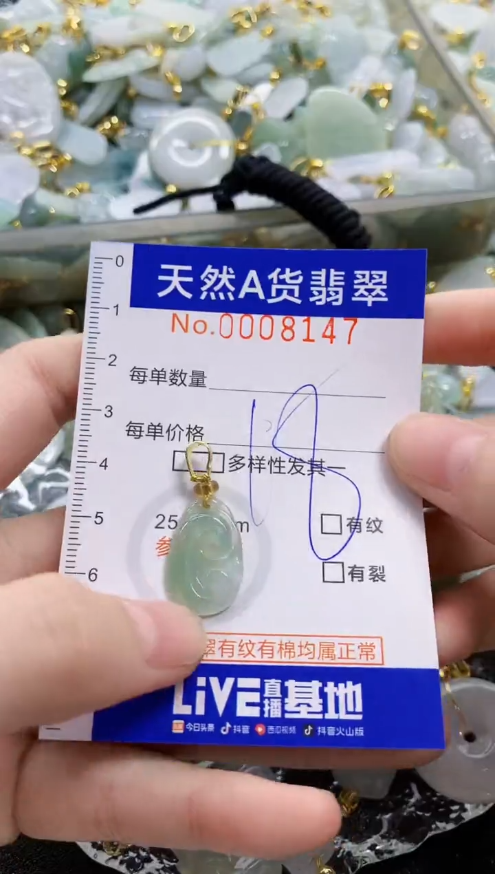 颈饰未镶嵌翡翠天然A货翡翠