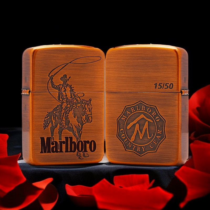 ZIPPO/之宝镀紫铜【1941军机万宝路套索】正品煤油打火机KF-FD