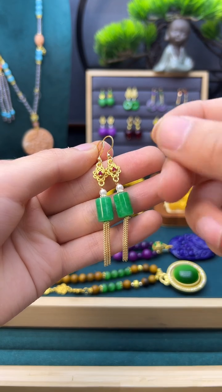 【闪购商品】翡翠颈饰14K金镶嵌EEEEEEEEEE397      