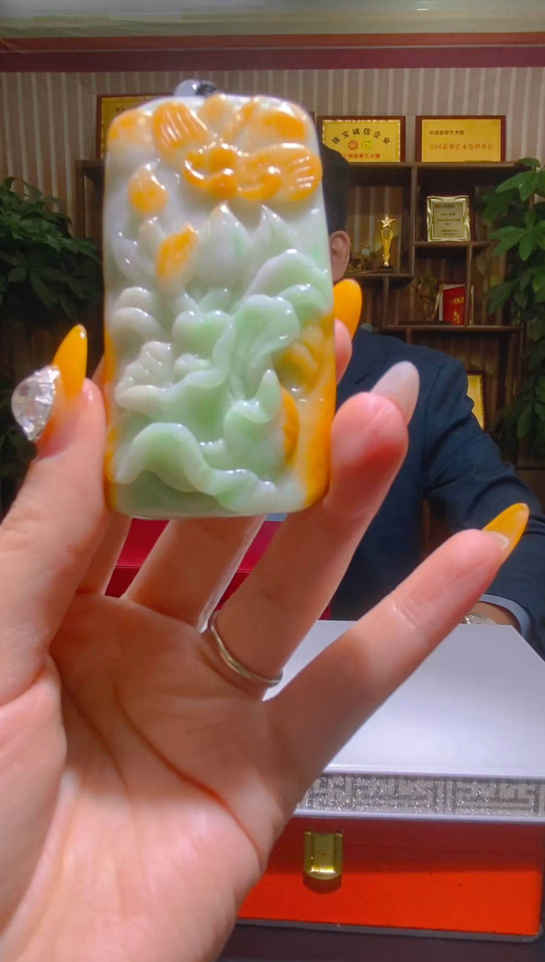 定制翡翠未镶嵌TT翡翠毛货WZ-27