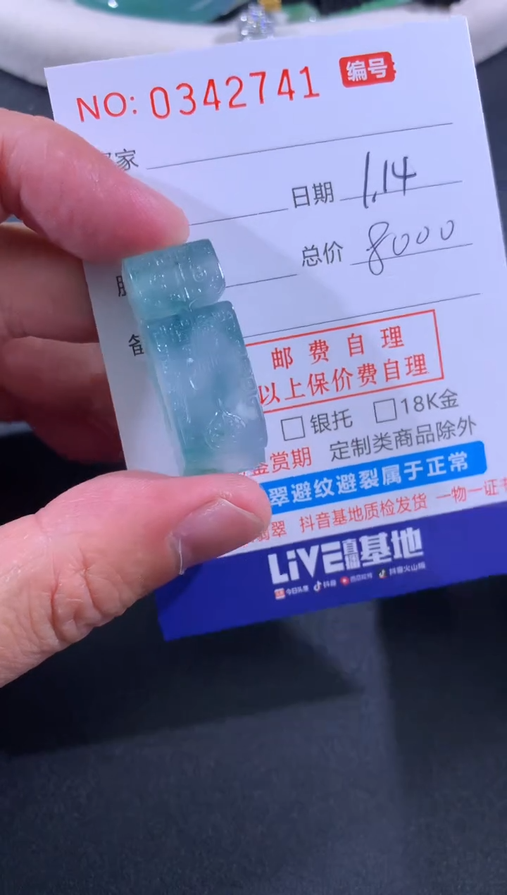 【闪购商品】翡翠颈饰未镶嵌天然A货翡翠