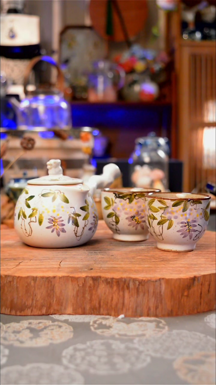 【闪购商品】摆件紫藤花手工手绘手工手绘