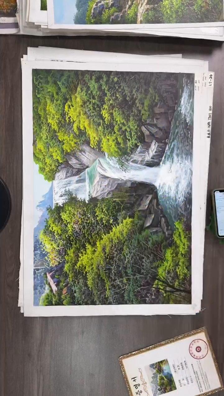 油画【135号】约50*70cm丨朝鲜原创纯手绘孤品油画丨顺丰包邮