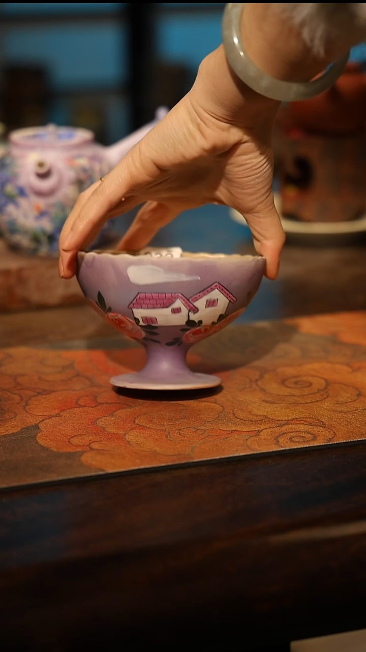 陶瓷景德镇高温釉下彩手工手绘款式@A0032@