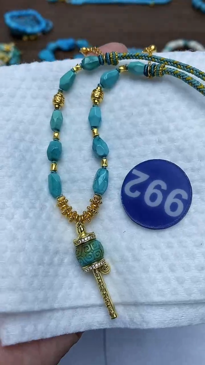 【闪购商品】绿松石项链未镶嵌992