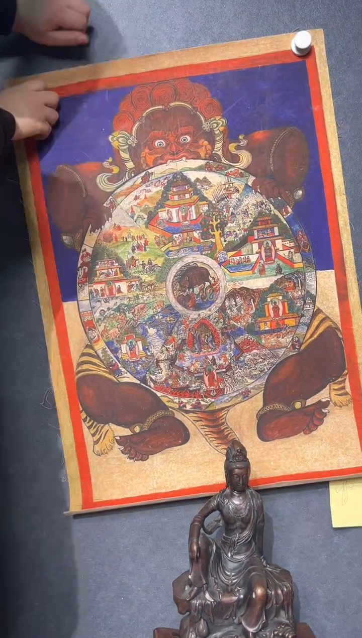 卷轴画卷轴画奥奥的唐卡