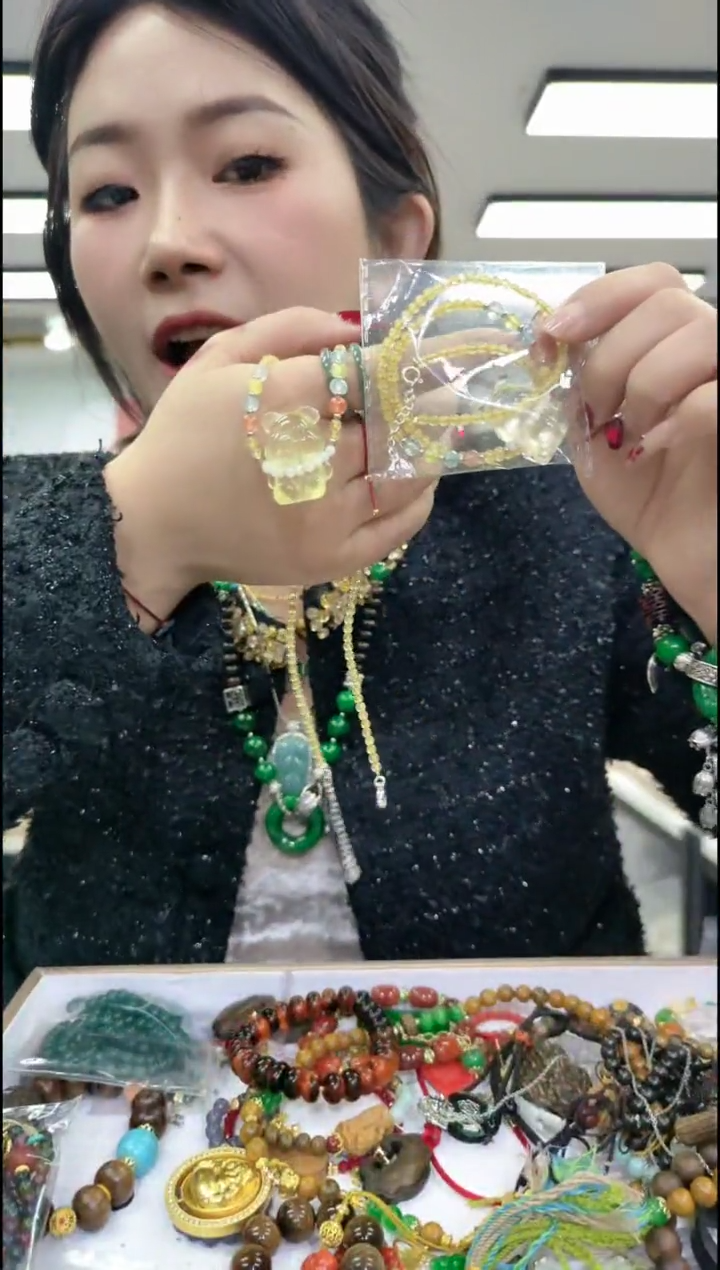 【闪购商品】水晶颈饰合金1328 水晶小熊