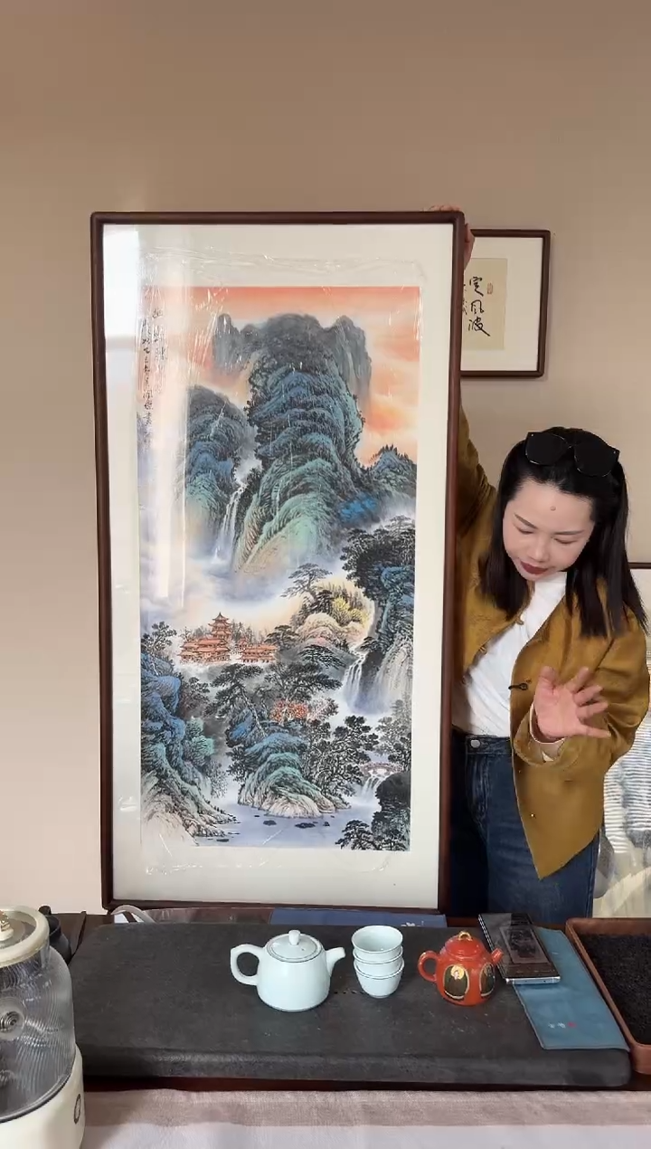 书法润杰02-63*123尺寸手绘同款