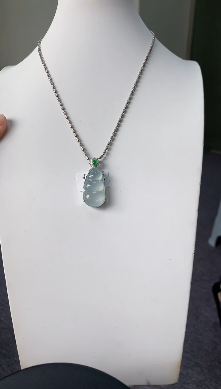 【闪购商品】翡翠颈饰18K金镶嵌118            