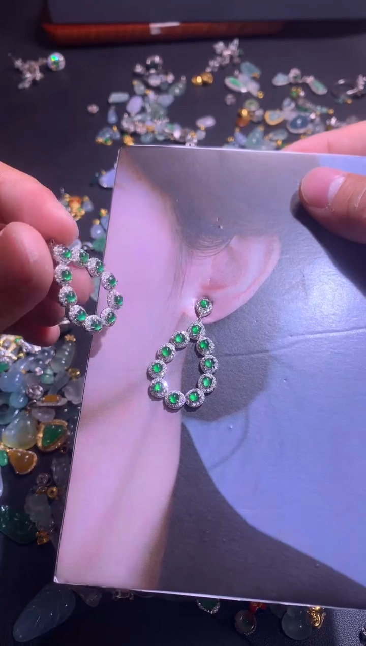 【闪购商品】翡翠吊坠(不含链)银S925镶嵌1