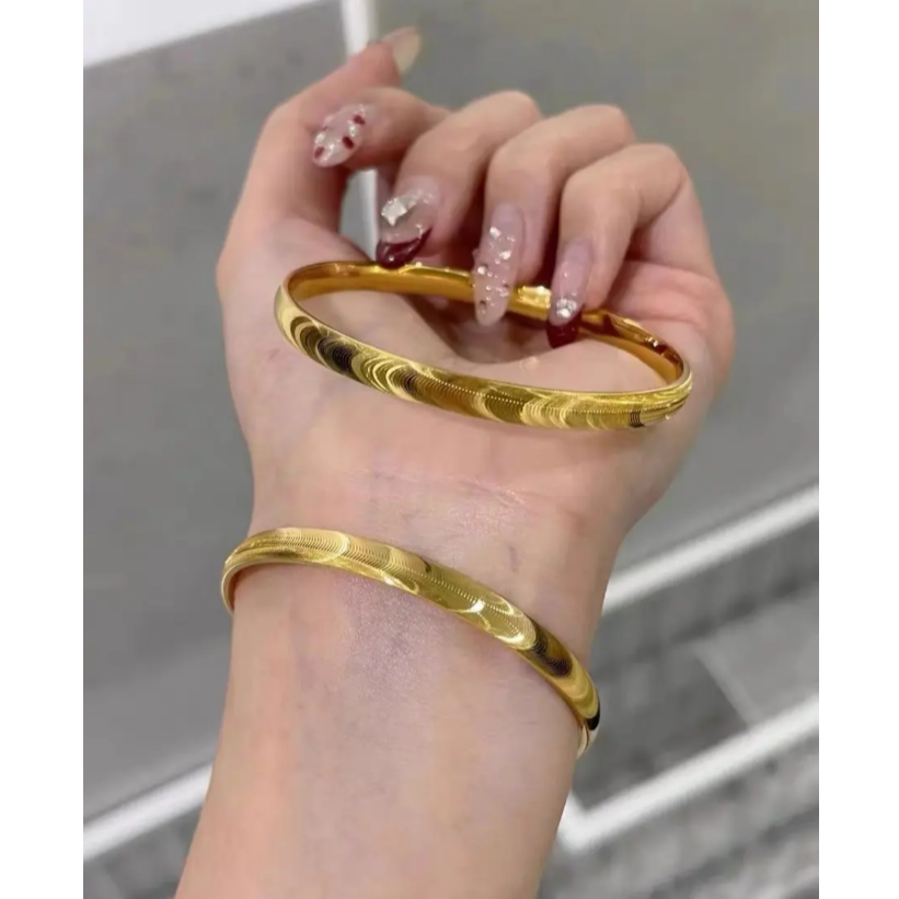 合金手镯 合金材质【猫眼闭口手镯】气质轻奢时尚百搭小众简约素圈