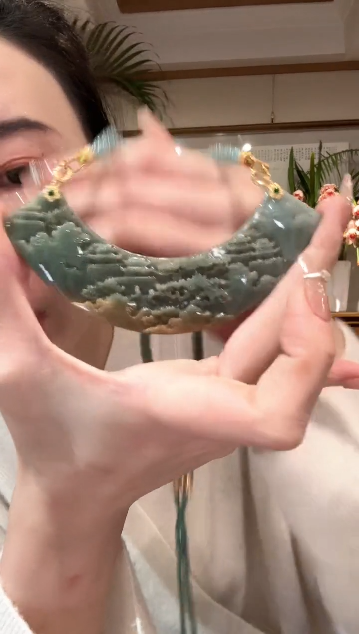 【闪购商品】翡翠颈饰未镶嵌国风