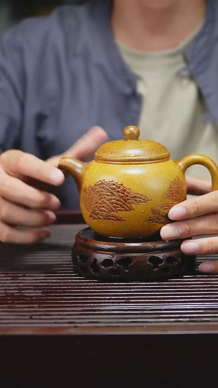 黄龙山紫砂紫砂壶350CC