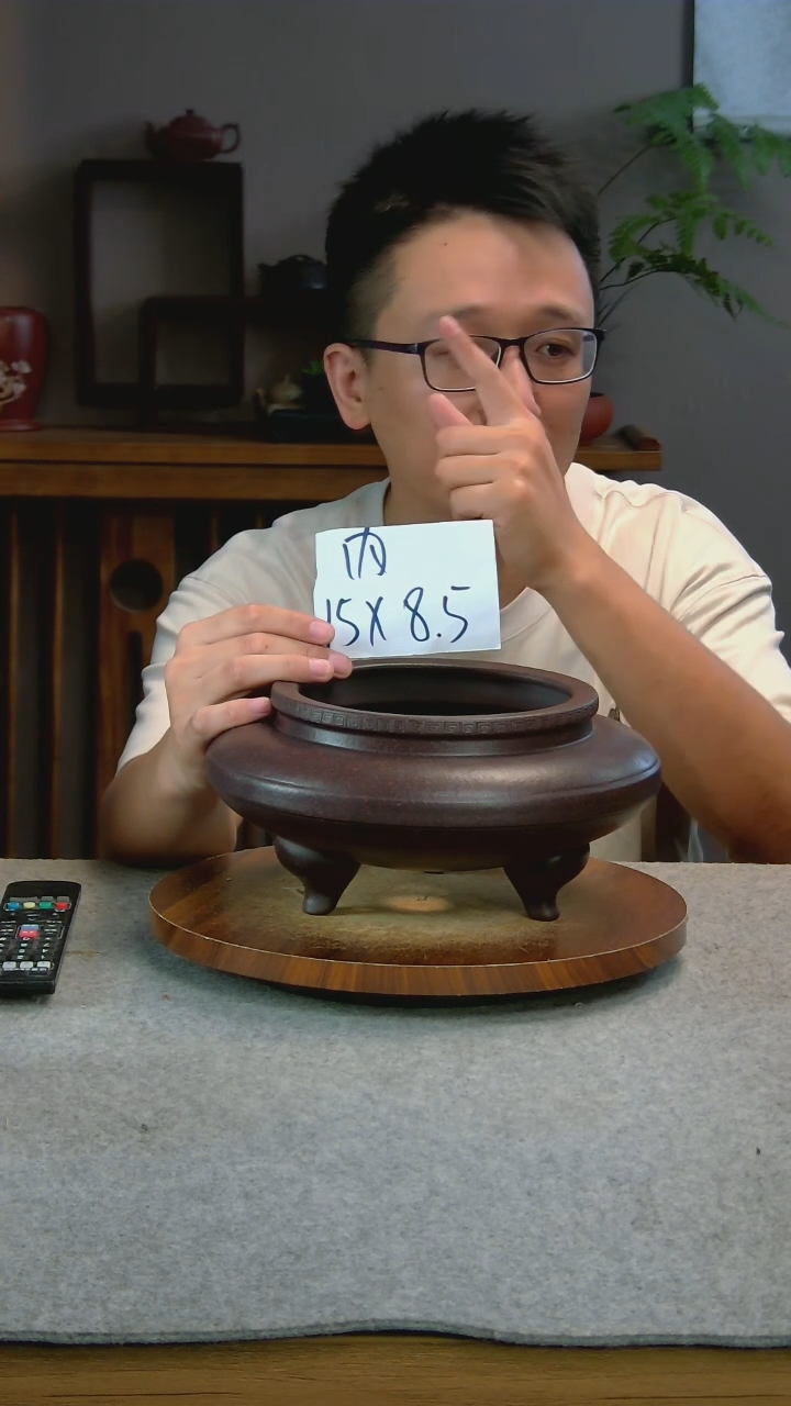 A63艾砂宜兴紫砂花盆