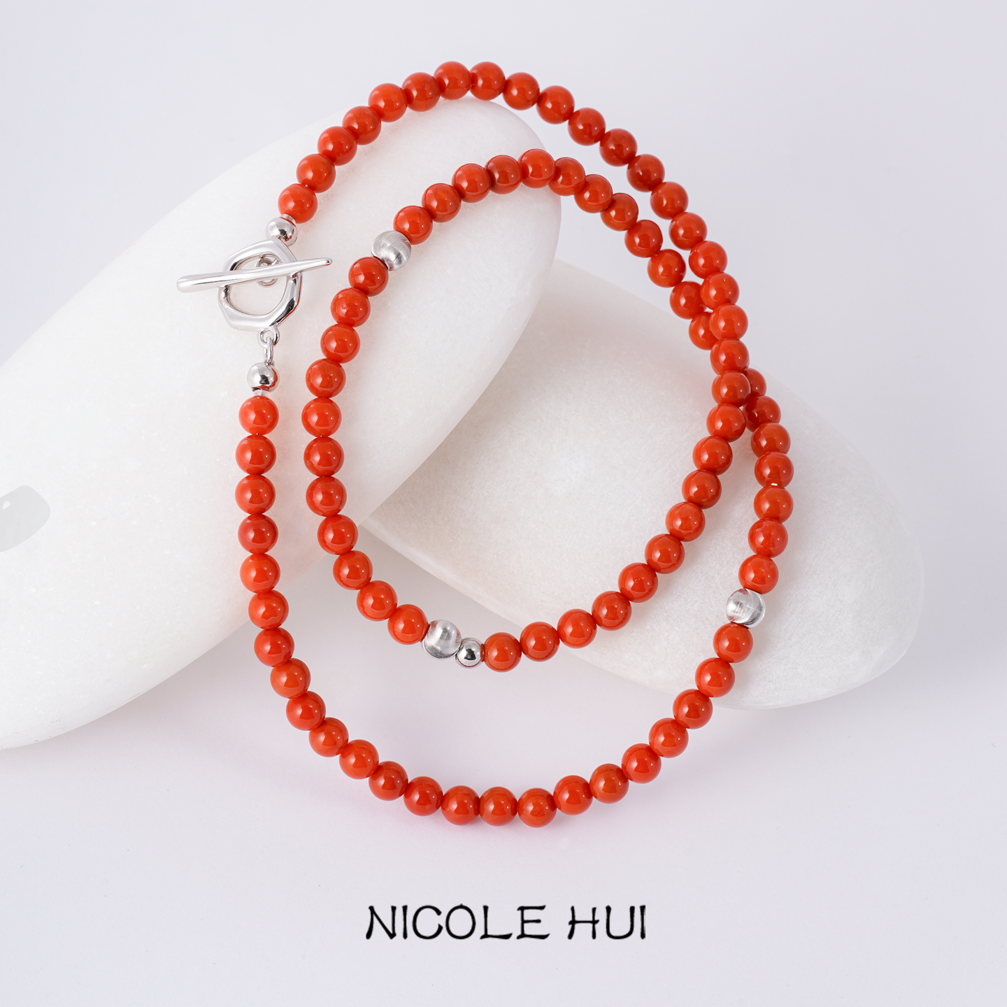 天然南红玛瑙项链锁骨链新款高级感定制