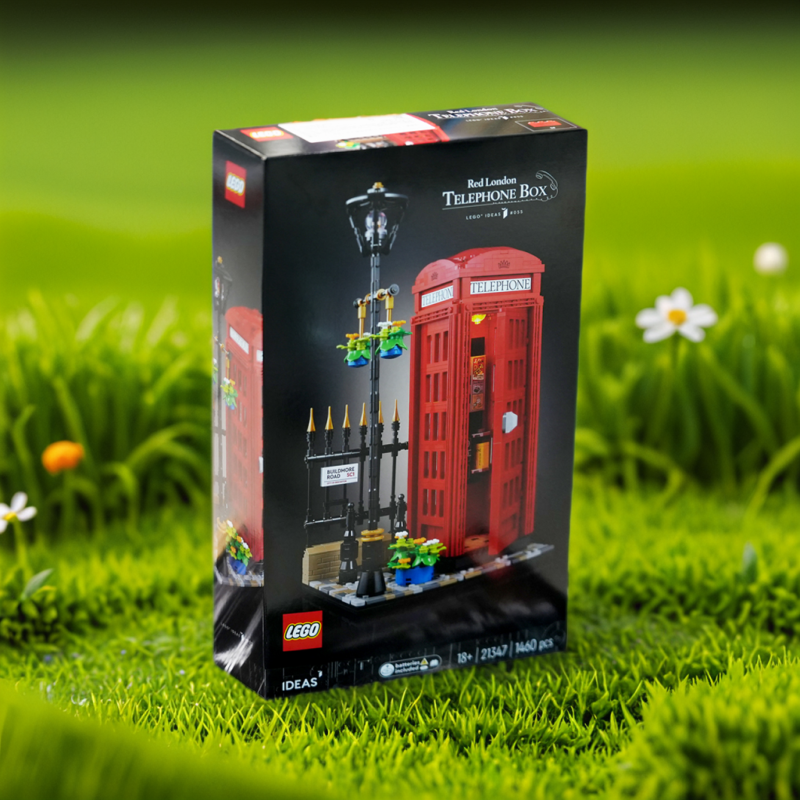  LEGO/乐高积木21347伦敦红色电话亭1盒.
