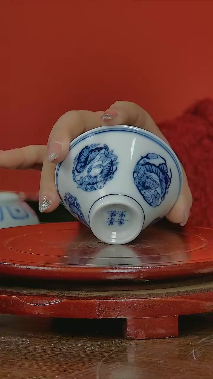 【闪购商品】04小王严选团蝶斗笠杯