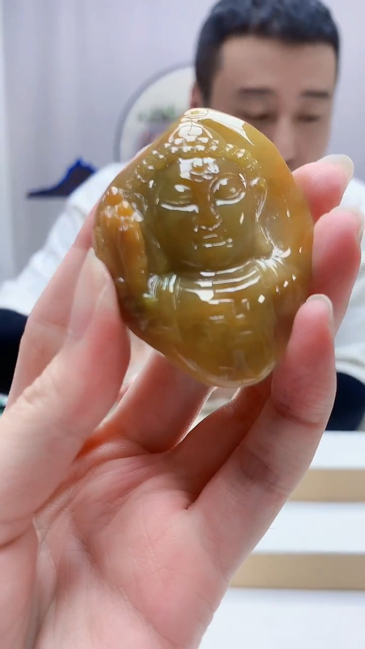 未镶嵌定制翡翠4898zm-毛货挂件177