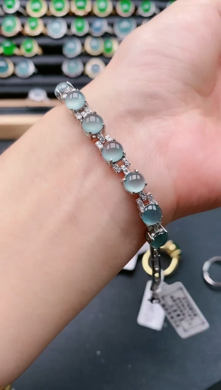 【闪购商品】翡翠戒指银S925镶嵌1111111