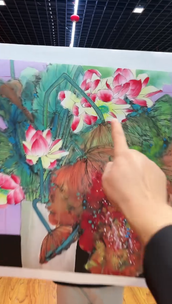 【闪购商品】国画孙桂国老师字画，带亲笔合影证书16-16