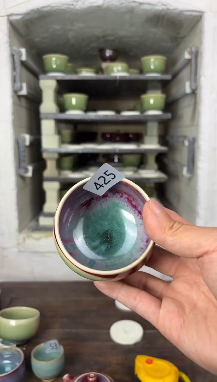 【闪购商品】摆件钧瓷窑变精品茶器